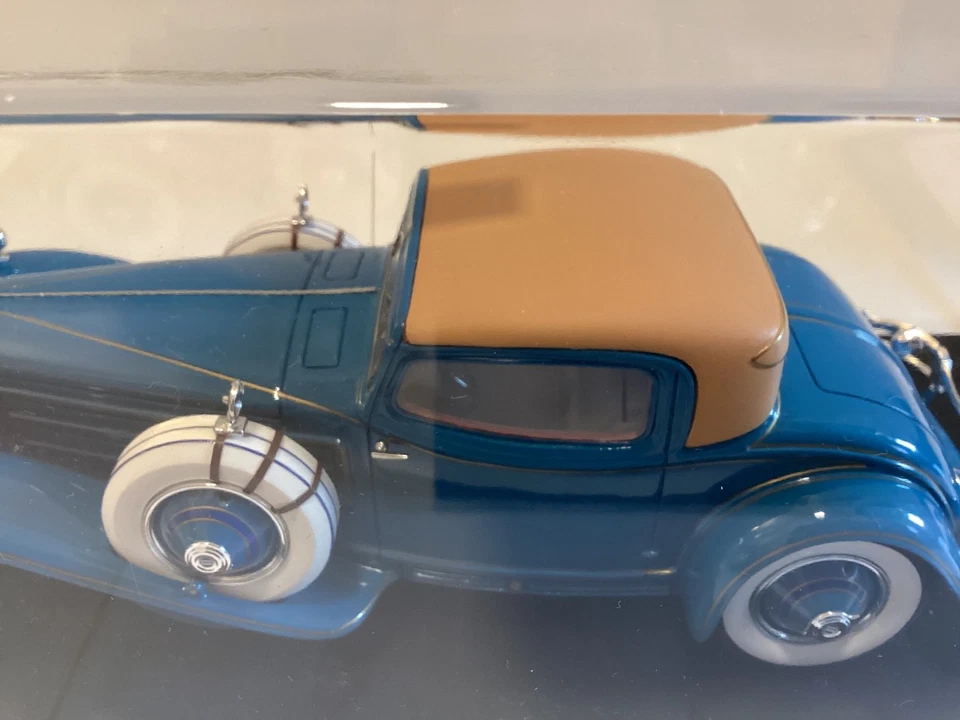 1929 Cord L-29, Coupé by Hayes for Count Sakhnoffsky, ESVAL 1:24, blau, blue - Bild 3 von 4
