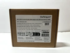 StarTech USB-C/USB-A to Dual 4K 60hz HDMI Adapter Part # 109B-USBC-HDMI NEW