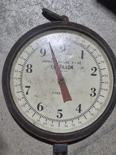Chatillon 20 Lb Produce/Hardware Hanging Scale Vintage 