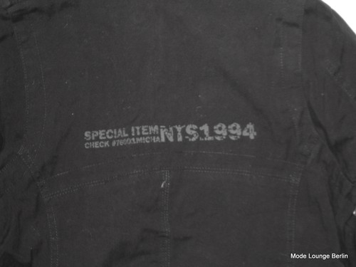 NTS not the same Jacke schwarz black jacket black 38 M, NEU Baumwolle cotton - Picture 5 of 6