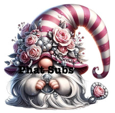 Sublimation Print Engagement Gnome Ready To Press Heat Transfer