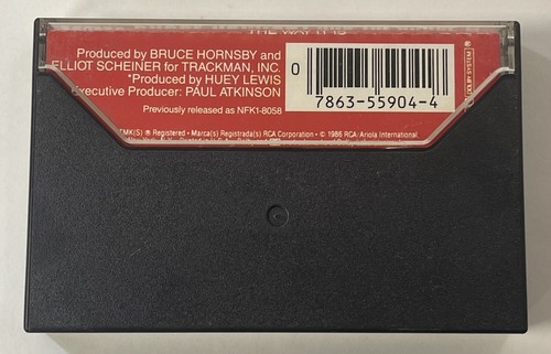 Bruce Horrnsby & The Range Cassette Tape The Way It Is 1986 - Picture 2 of 3