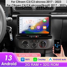 Apple Carplay per Citroen C3 C4 2017-2023 Android 14 autoradio GPS WIFI FM 32G