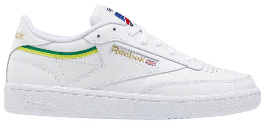 Reebok Club C 85 Collage of Flags - White Yellow W - 1 of 1