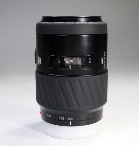 Minolta AF ZOOM 100-300mm f/4.5-5.6 for Sony A Lens mount w/ hood, case - Picture 3 of 12