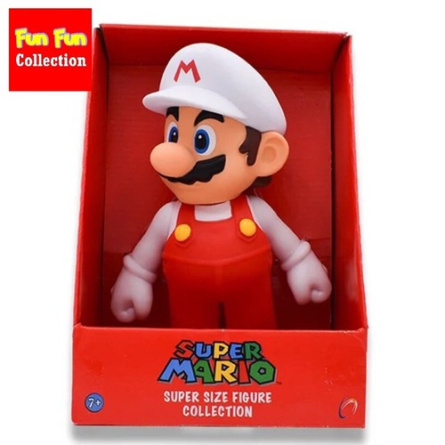Super Mario White Hat Mario approx 23cm 