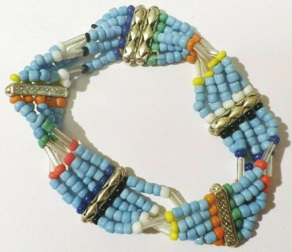 Bracelet De Perles Colorées Boho – Anne Sylvie