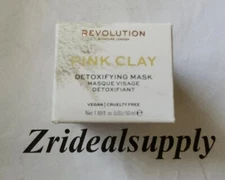 Revolution Skincare Pink Clay Detoxifying Face Mask 1.69 fl oz