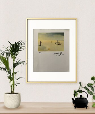 Salvador Dali Original signed lithograph, coa and appraisal for $3,500 usd