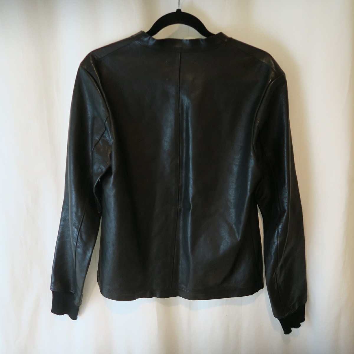 ジャケット・アウター UNDERCOVER undercoverism size 3 Undercover / Undercoverism Leather Cardigan Black jacket