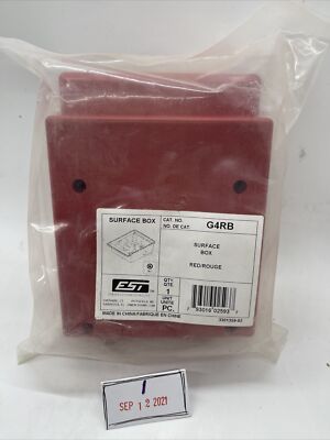 Edwards Systems Technology G4RB Red Surface Box