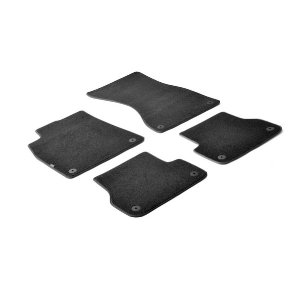 Set FußMatten Nach Maß Aus Teppichboden FüR Audi A6 4T/Avant/Allroad 2011-2018-image
