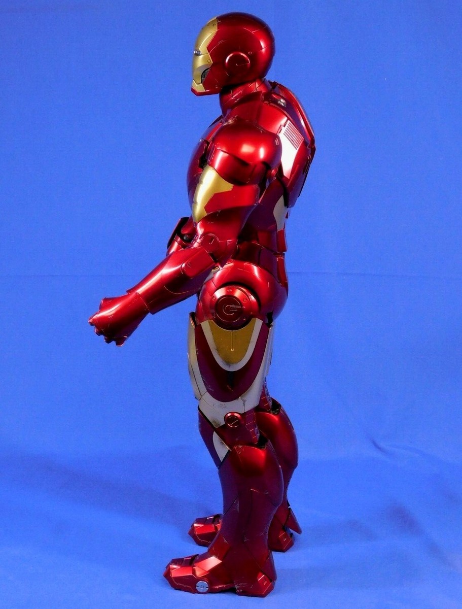 IRON MAN MARK III 1:4 SCALE HOT TOYS QS011 SIDESHOW | eBay