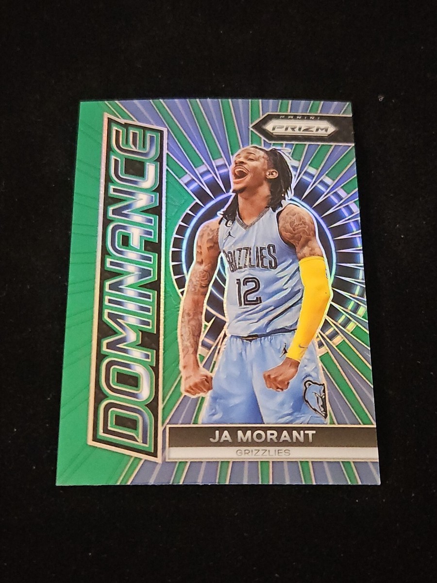 2023-24 NBA Panini Prizm Basketball Ja Morant Dominance Green