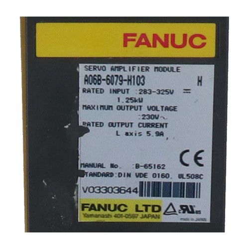 Fanuc A06B-6079-H103 Used UMP - Picture 2 of 8