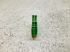 Wago 281 4mm2 Green Yellow Wiring Terminal Block Din Rail 4 mm 2 Lot of 2 (TSC)