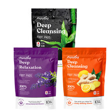  Nuubu   Premium Detox Foot Pads  Original, Lavender  Ginger  30 patches