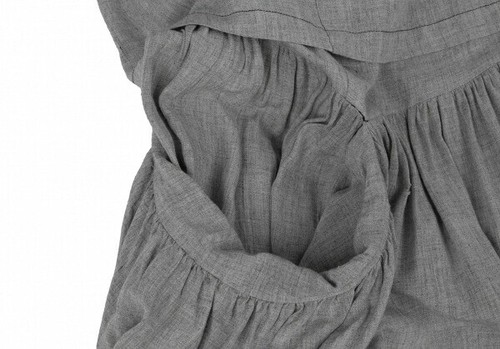 robe de chambre COMME des GARCONS Gather Rayon Dress Size S-M(K-130957) 2505TY - Picture 9 of 10