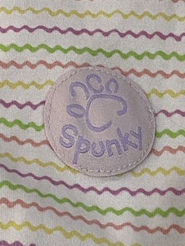 Baby Gund Pink Striped Satin Spunky Flat Puppy Lovey Security Blanket 27x30 - Picture 3 of 9