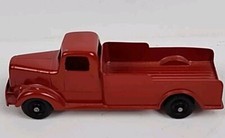 Tootsietoy 1954-1957 6" Mack L - Line Stake Truck Step Side Red Vintage Diecast