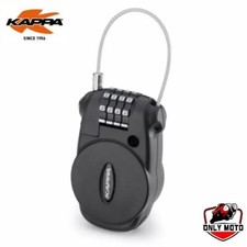 KAPPA KS220 LUCCHETTO ANTIFURTO CON COMBINAZIONE CAVO RETRAIBILE UNIVERSALE MOTO