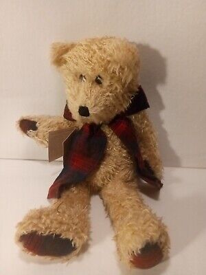 Boyds Bears JB Bean & Associates 17” Plush Red Plaid Bow Boyds Bears JB Bean & Associates 17” Plush Red Plaid Bow