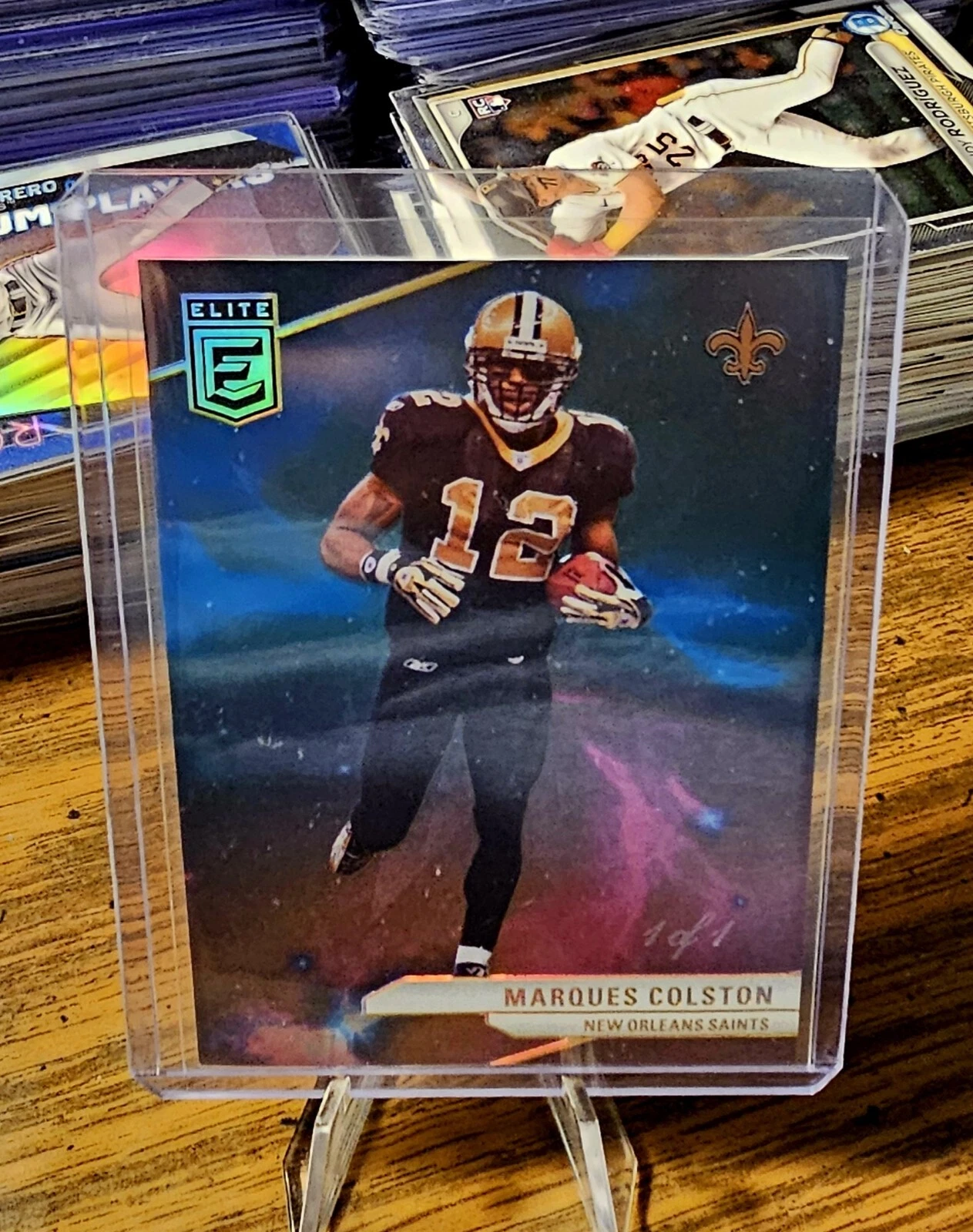 Marques Colston New Orleans Saints 2024 Donruss Elite 1/1