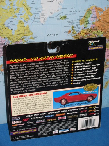 1/43 JOHNNY LIGHTNING MAGMAS 1970 DODGE CHALLENGER T/A EDIZIONE LIMITATA NUOVO - Foto 3 di 8
