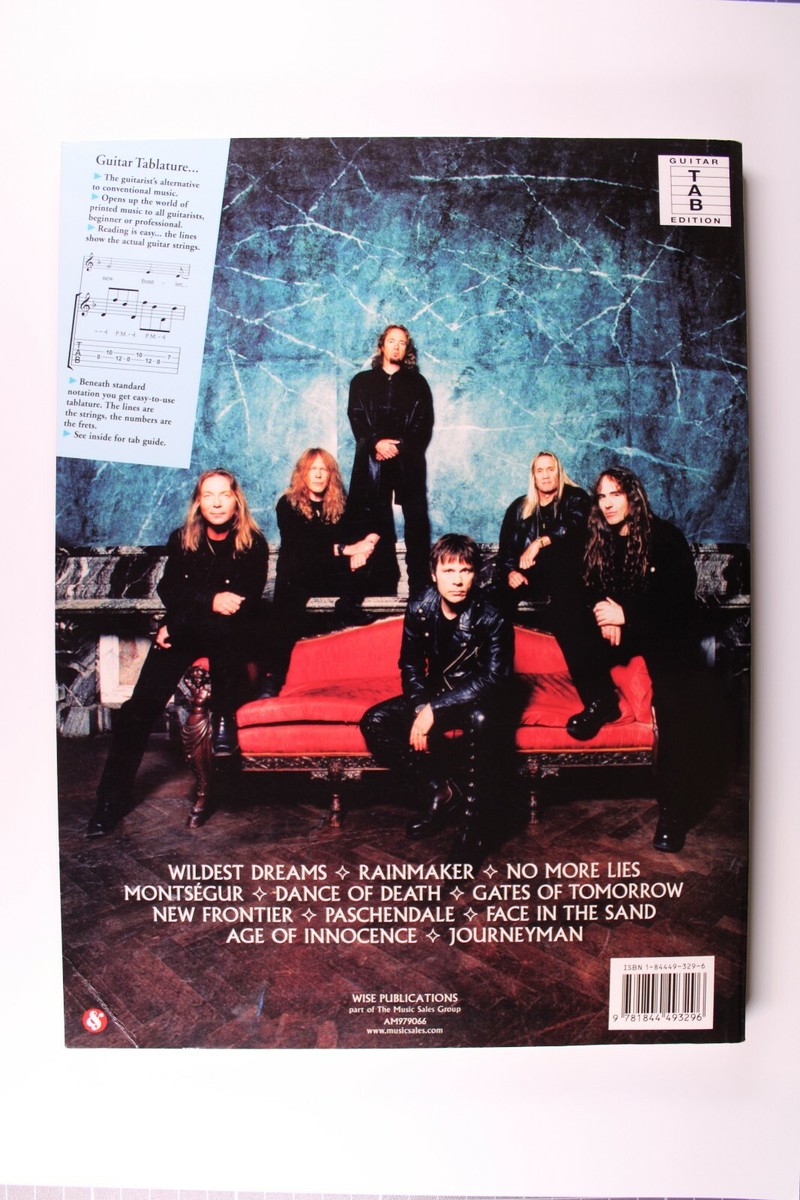 Iron Maiden Sheet Music Book Bruce Dickinson Notes + TAB Dance Of
