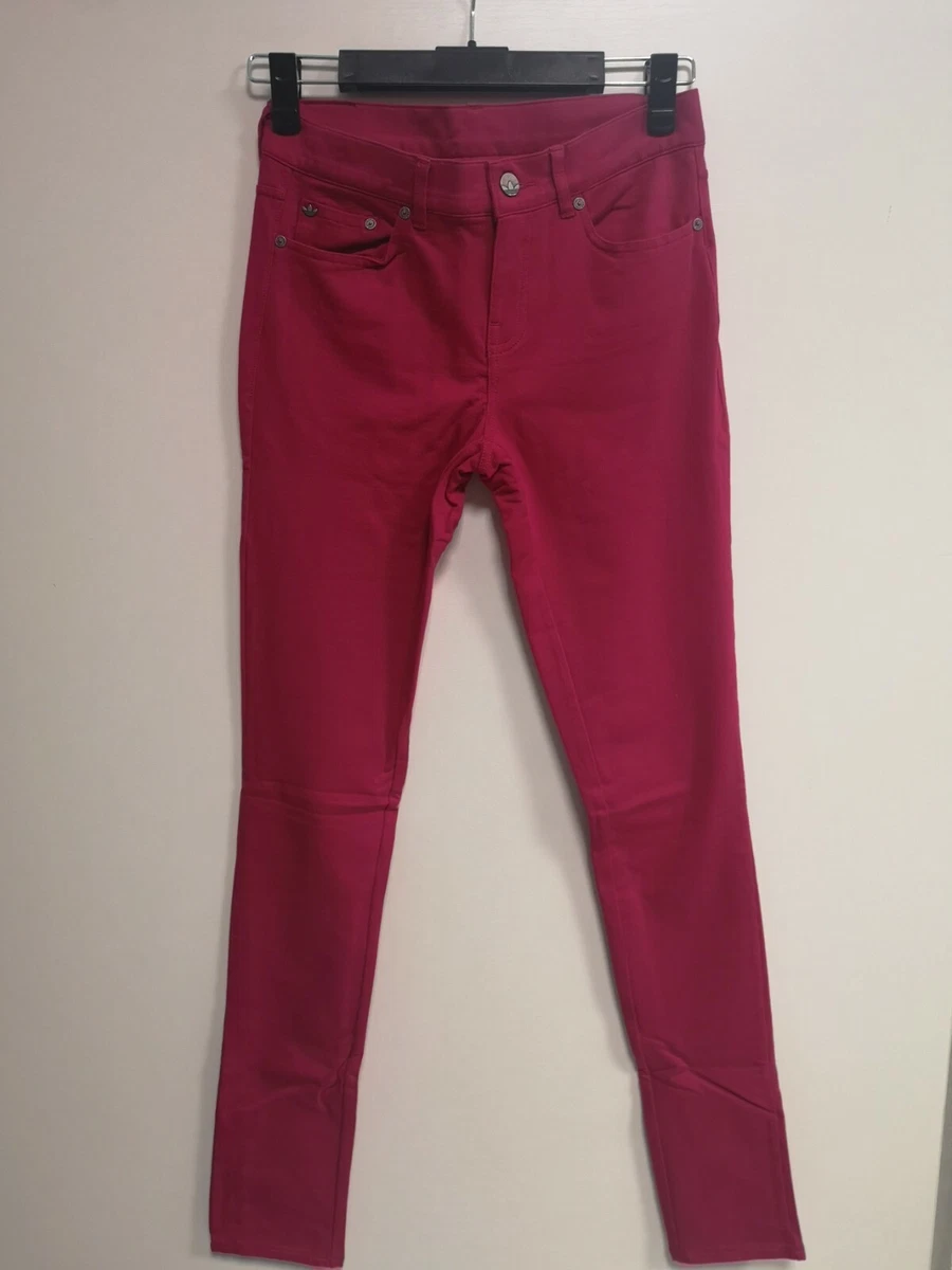 Adidas Originals Jeans Size 34 Pink Color 92 Cotton 8 Spandex