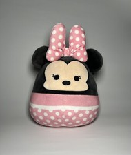 Disney Minnie Mouse Pink Squishmallow about 7.5" / 8" -10" to Ears