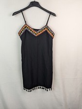 Ladies casual strap dress black size Large Shein New