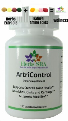 HYALURONIC ACID, Glucosamine, MSM, 120 Capsules. Joint Stiffness Relief, Support