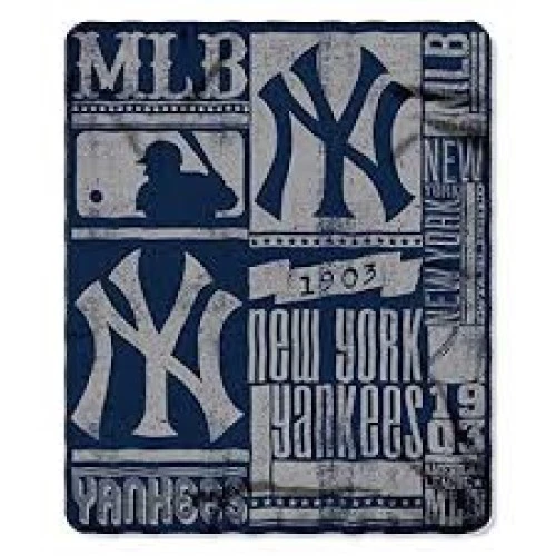 SOFT FLEECE THROW 50"x 60" STADIUM BLANKET NEW BASEBALL - PICK YOUR TEAM