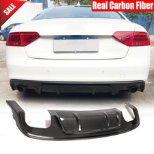 Kit de cuerpo difusor de parachoques trasero de fibra de carbono para Audi A5 S-LINE S5 B8.5 12-16