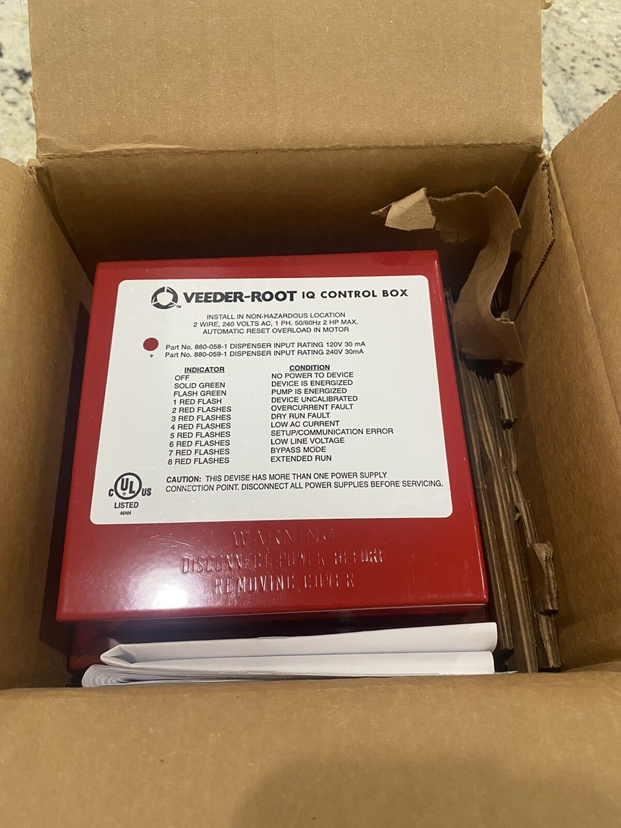 Veeder-Root IQ Control Box Red Jacket 880-058-1 With 2HP Fixed 