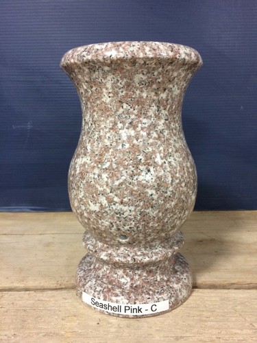 Jarrón de granito monumento conmemorativo junto a la tumba flor lápida 9x5 C - Imagen 11 de 13