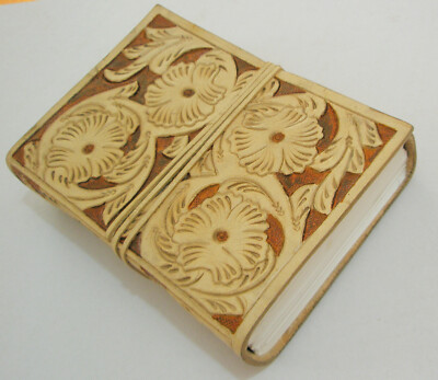 Leather Bound Journal Blank Diary Handmade Paper Antique Notebook For Men Women