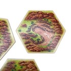 Settlers of Catan #3061 Replacement 3 Hex Terrain Tiles Pieces. Brick — photo 3