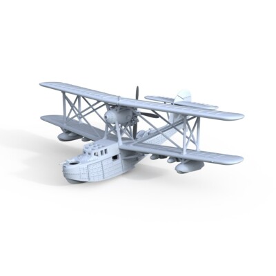 Yao'sStudio LYR450006 1/450 British Supermarine Walrus Amphibious Aircraft