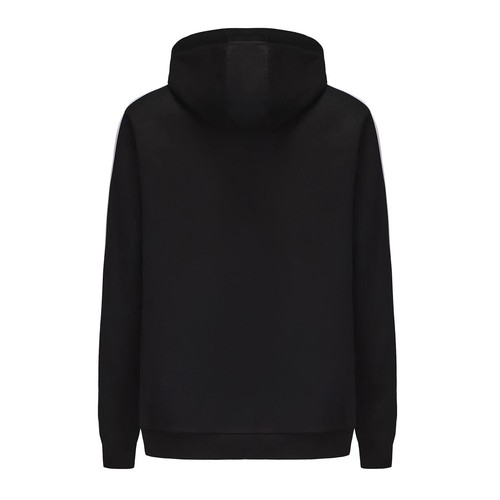 Lonsdale Zip Hoodie Hooded Top Mens Black / White 2X Large - Picture 2 of 4