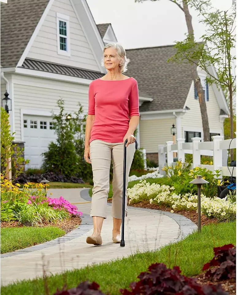 Wooden Walking Cane, Made with Solid Wood and Natural Ash Finish, For