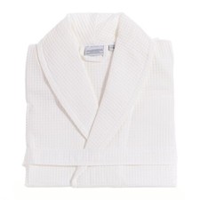 Waffle Weave Bathrobe by Linum Towels
