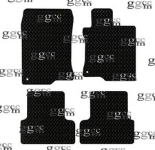 Fits Honda Accord 2008 Onwards Tailored Black Rubber Car Floor Mats 4 Clips