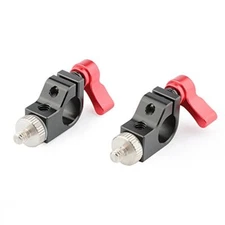 15mm Single Rod Clamp Articulating with 1/4"-20 Screw Red - 1782