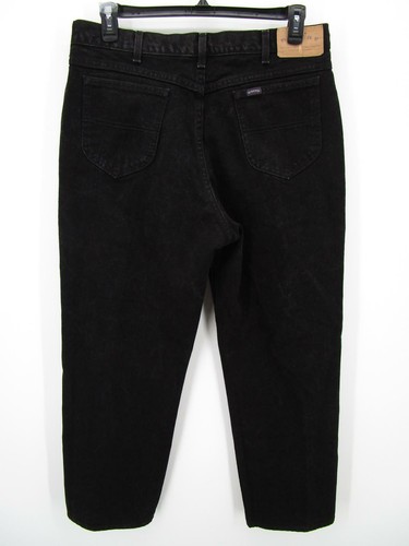VINTAGE Riders By Lee Men Black Denim 
