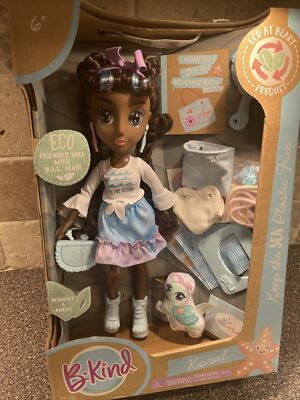 B-Kind: Koral Eco-Friendly Fashion Doll with DIY Play for Kids Child NEW