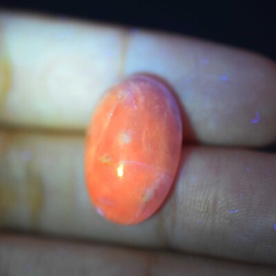 14x21mm Natural Hackmanite Oval Cut Stone UV Reactive Color Changing Gemstone