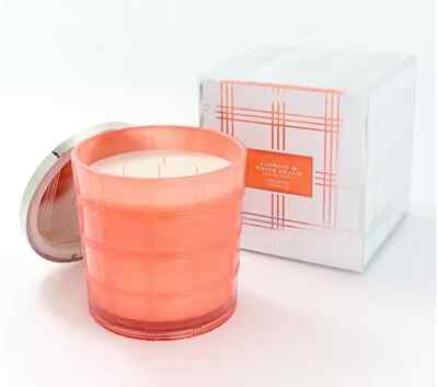 HomeWorx by Slatkin & Co. Luxe Clarendon 80oz Candle - Jasmine & Peach
