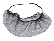 Disposable Black Nylon Honeycomb Beard Protectors Latex-Free 100 Pieces